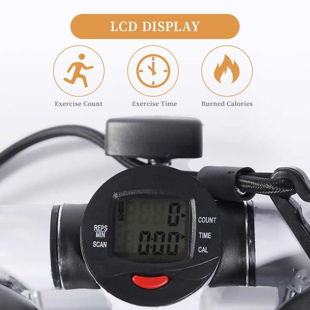 Mini Stepper with LCD,  Stepper Stair Exercise Equipment with Resistance Bands& Calories Count,Steppers for Full Body Workout , Black