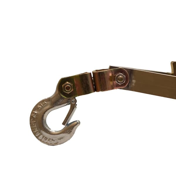 1,500 lb. 3/4 Ton Capacity 10:1 Leverage Rope Puller Come Along Tool with 20 ft. of Highway Approved Rope