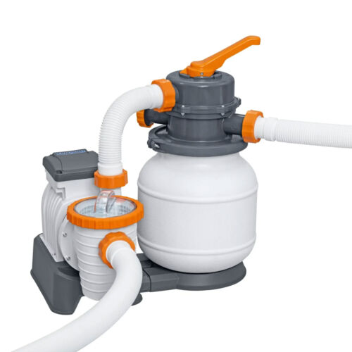 Bestway 24' x 12' x 52" Power Steel Rectangular Above Ground Pool Set (Used)