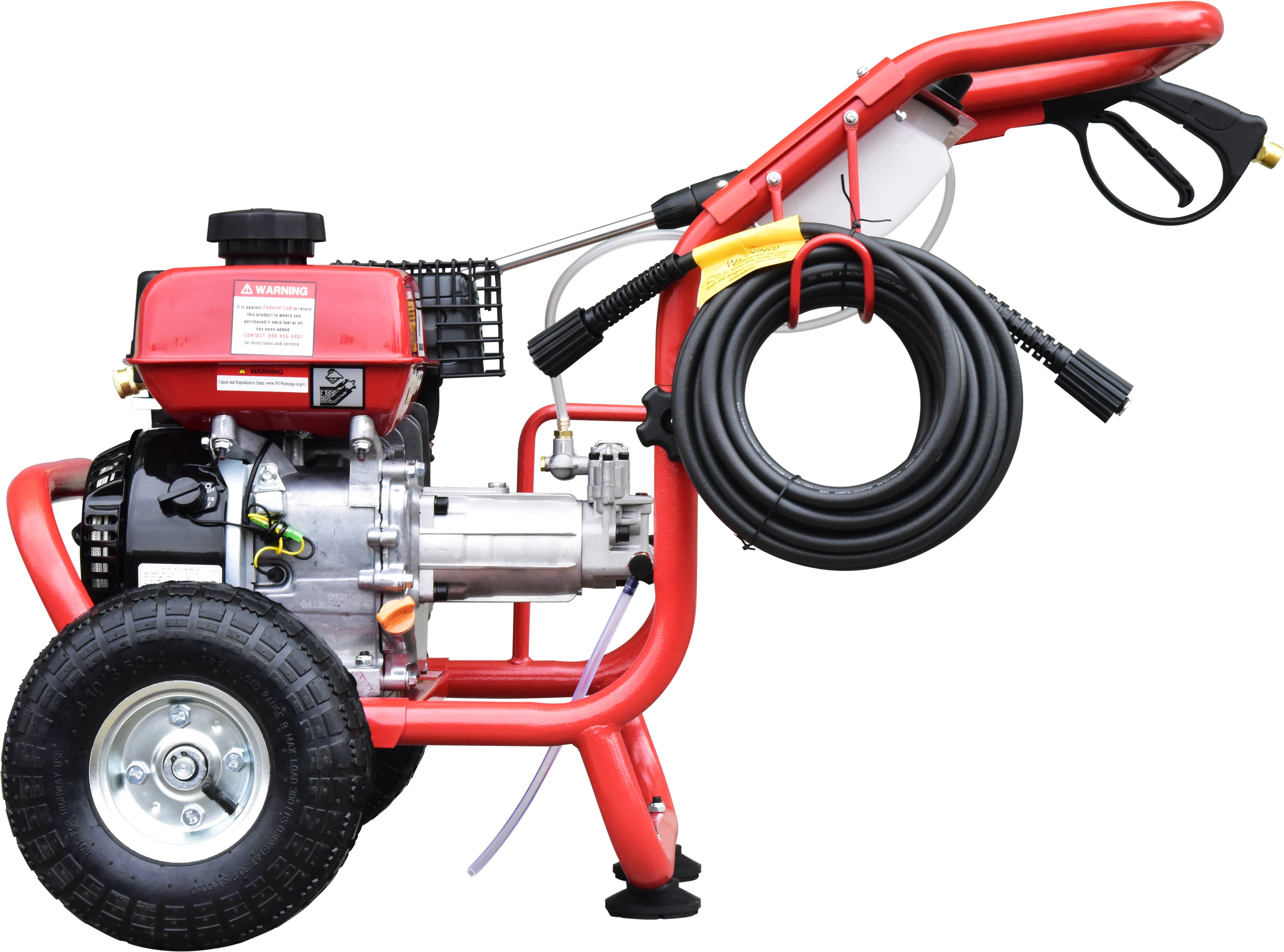 All Power America 3100 PSI, 2.6 GPM Gas Pressure Washer w/ 30 ft High Pressure Hose, C.A.R.B. Compliant, APW5118A