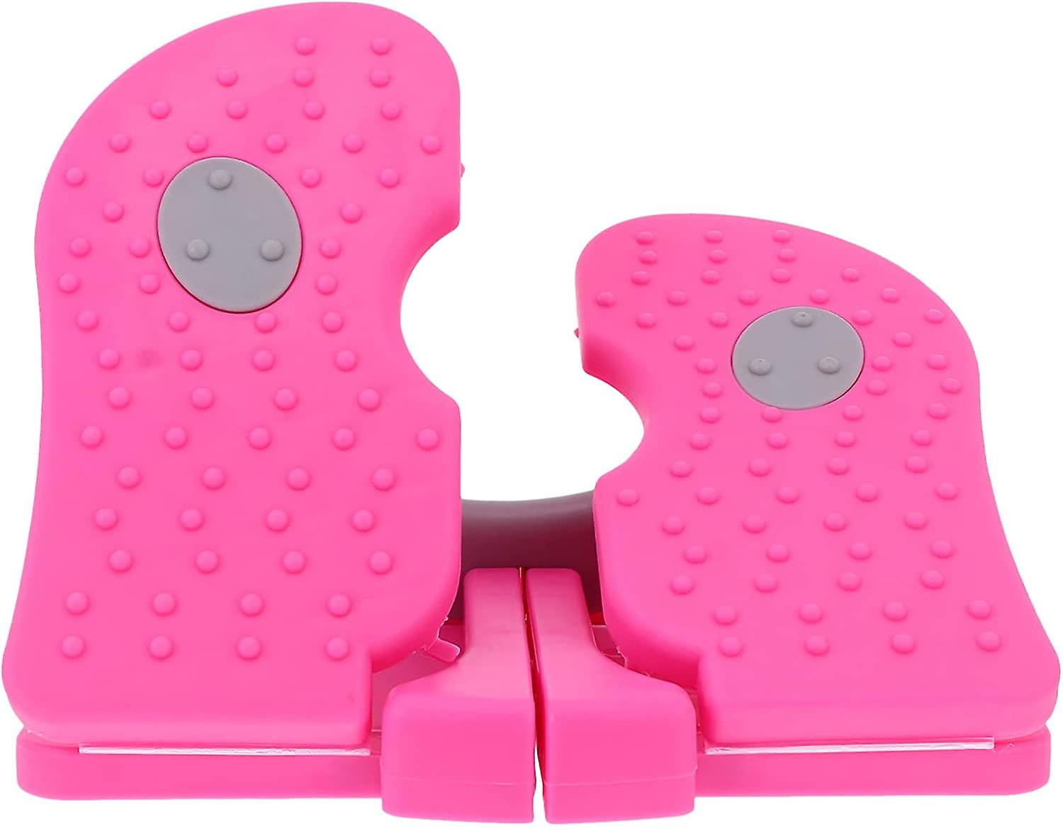 Mini Stepper Under Desk Pedal Exerciser Sitting Stepper Folding Foot Peddle Physical Therapy Relieves Varicose Veins Pink1pcs
