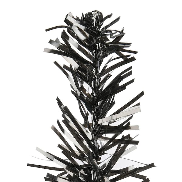2 ft. Black Tinsel Tree