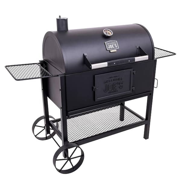 Judge Charcoal Smoker Grill in Black with 540 sq. in. Cooking Space