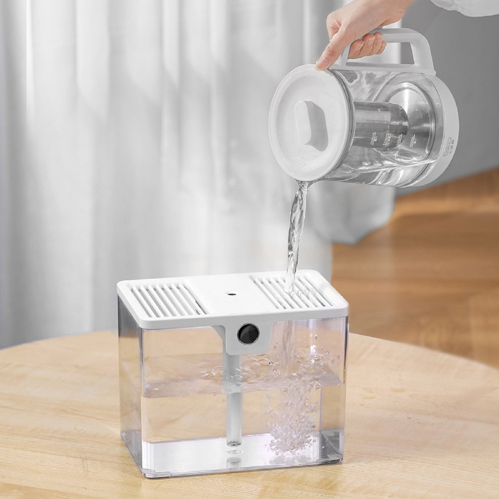 Wioihee USB Household Humidification Large Capacity Bedroom Spray Humidifier 1500ML
