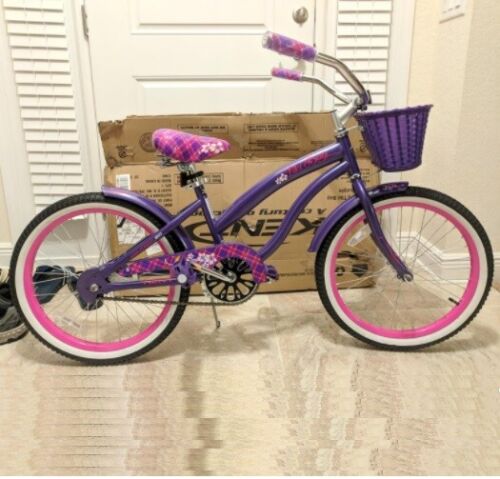 Kid's Cruiser Bike, 20" with Basket, Coaster Brake w/ Single-Speed & Steel Frame