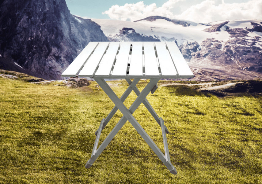 Ozark Trail Camping Table, Silver
