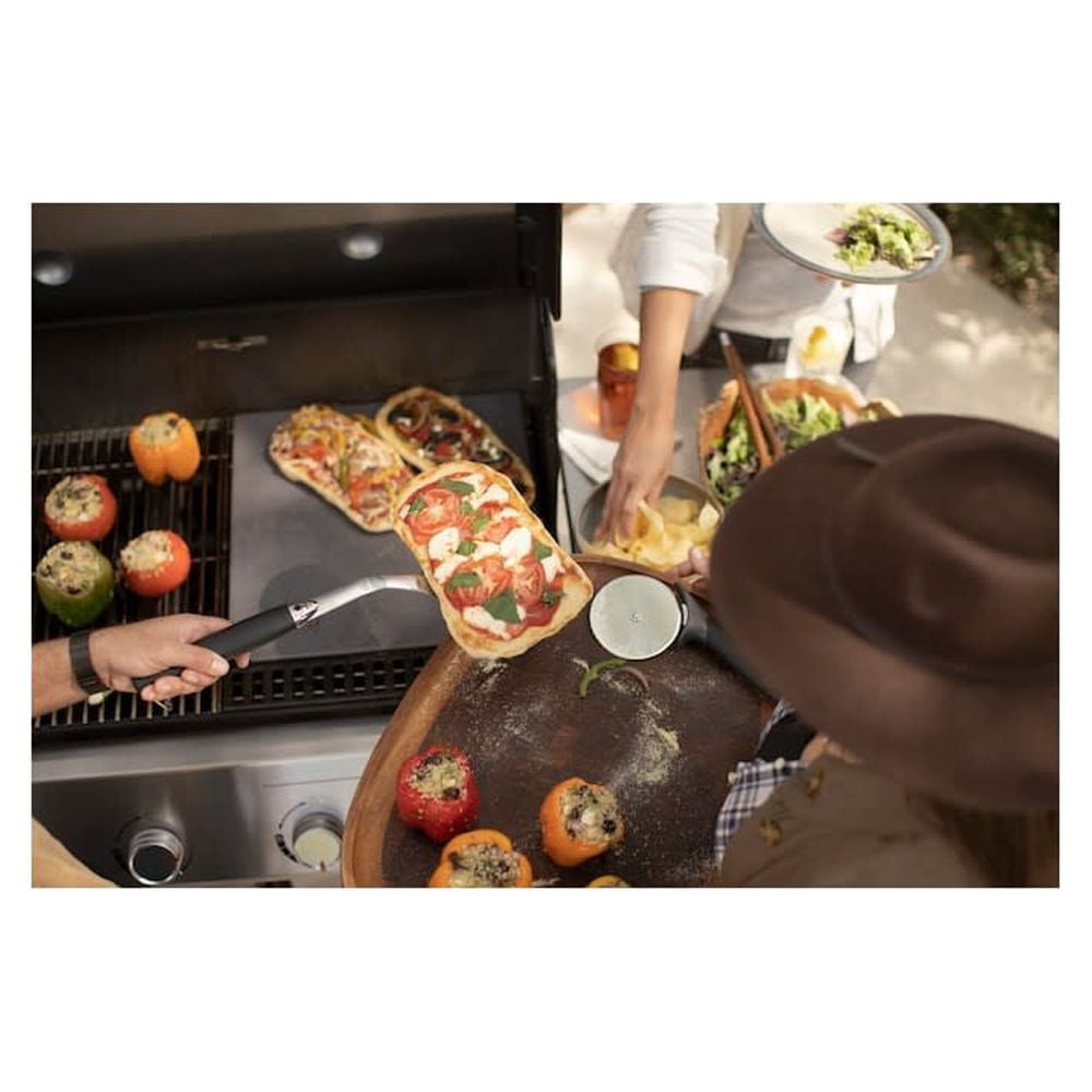 Weber Genesis Smart SX-335 3-Burner Propane Gas Grill in Stainless Steel with Side Burner