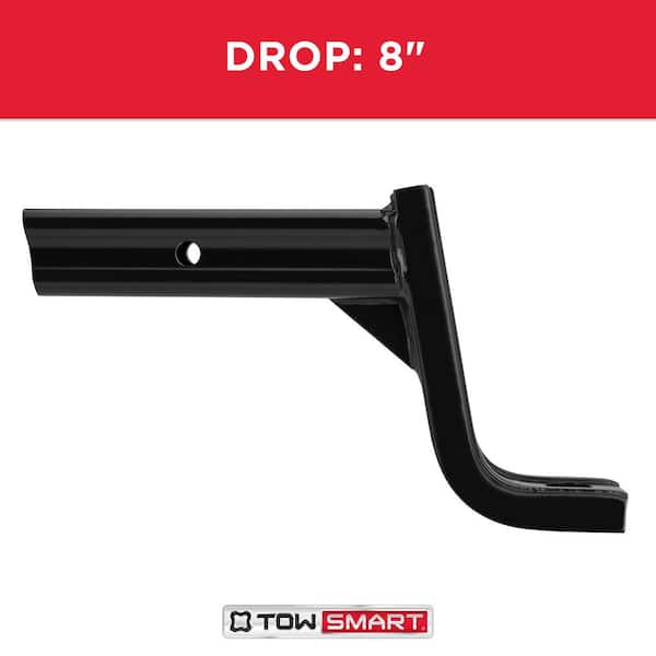 Class V, 15,000 lb., 8 in. Drop x 6 in. Rise x 1-1/4 in. Shank, X-Mount Trailer Hitch Ball Mount