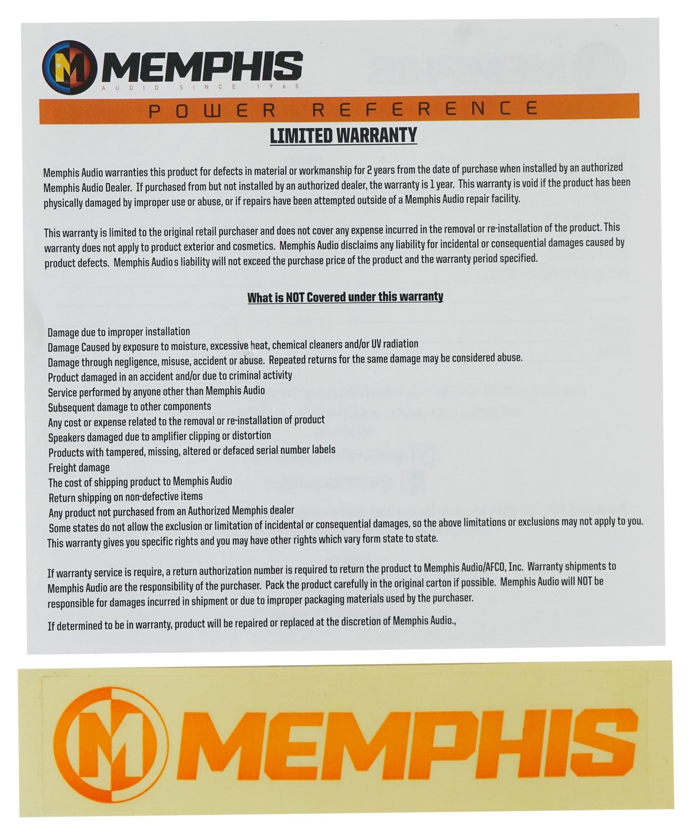 Memphis Audio PRXE12D2 1200w Dual 12