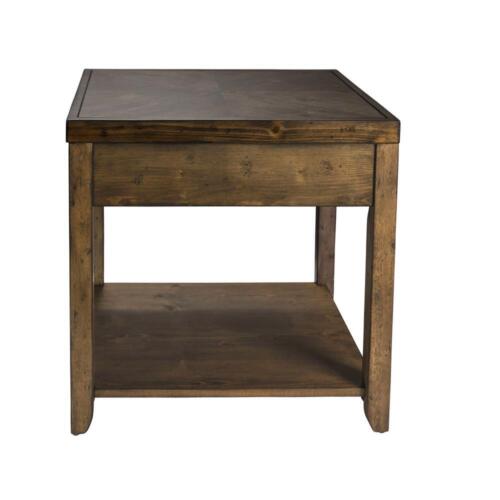 Mitchell End Table, Brown