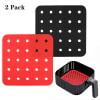 Mashaouyo Basket Fryer Silicone Reusable Non-Stick Liners Fryer Mat For Air For Air Kitchen，Dining & Bar