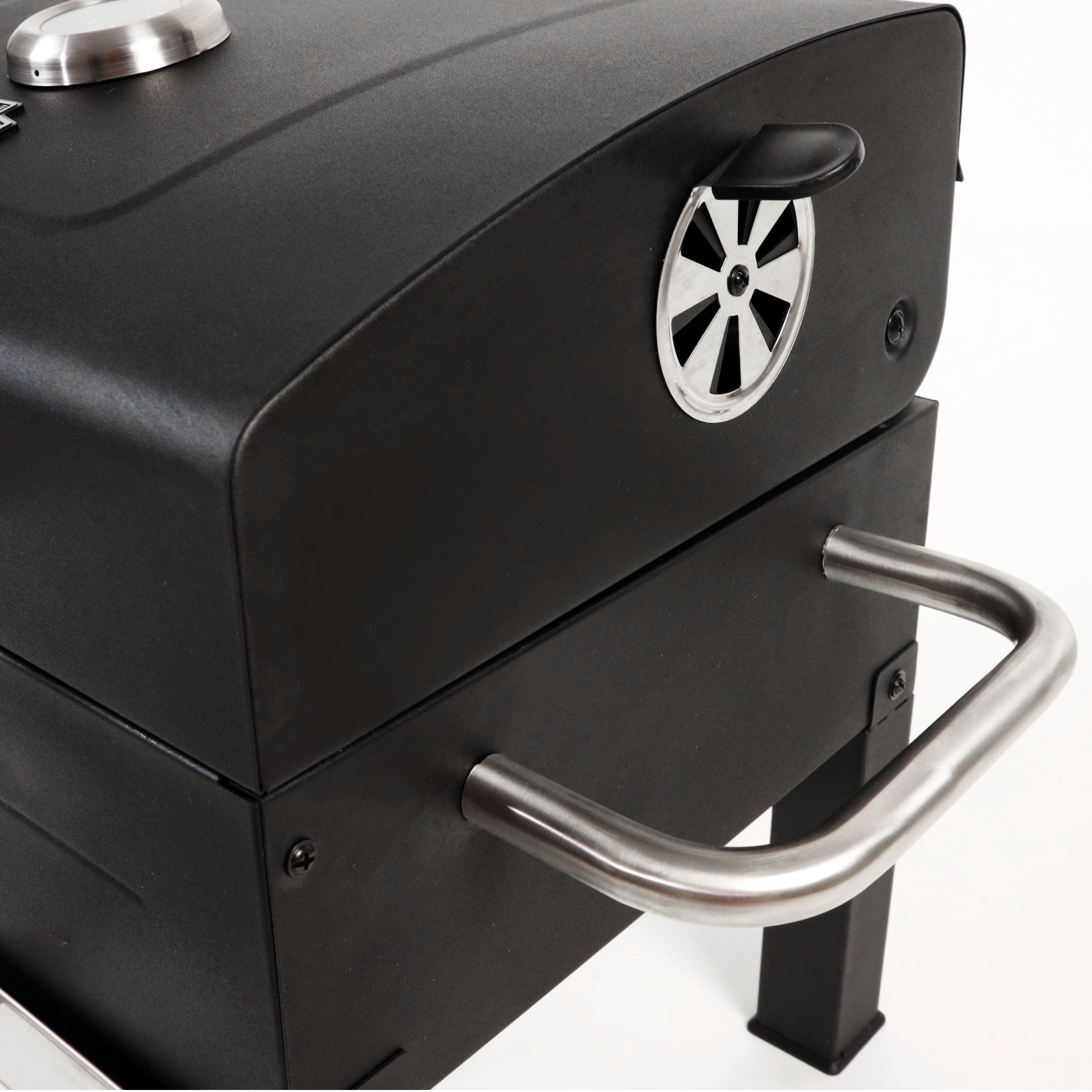 Grill Premium Portable Charcoal Grill, Black and Stainless Steel