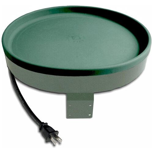 Farm Innovators Model GBD-75 3-In-1 Heated Birdbath, 75-Watt, Green