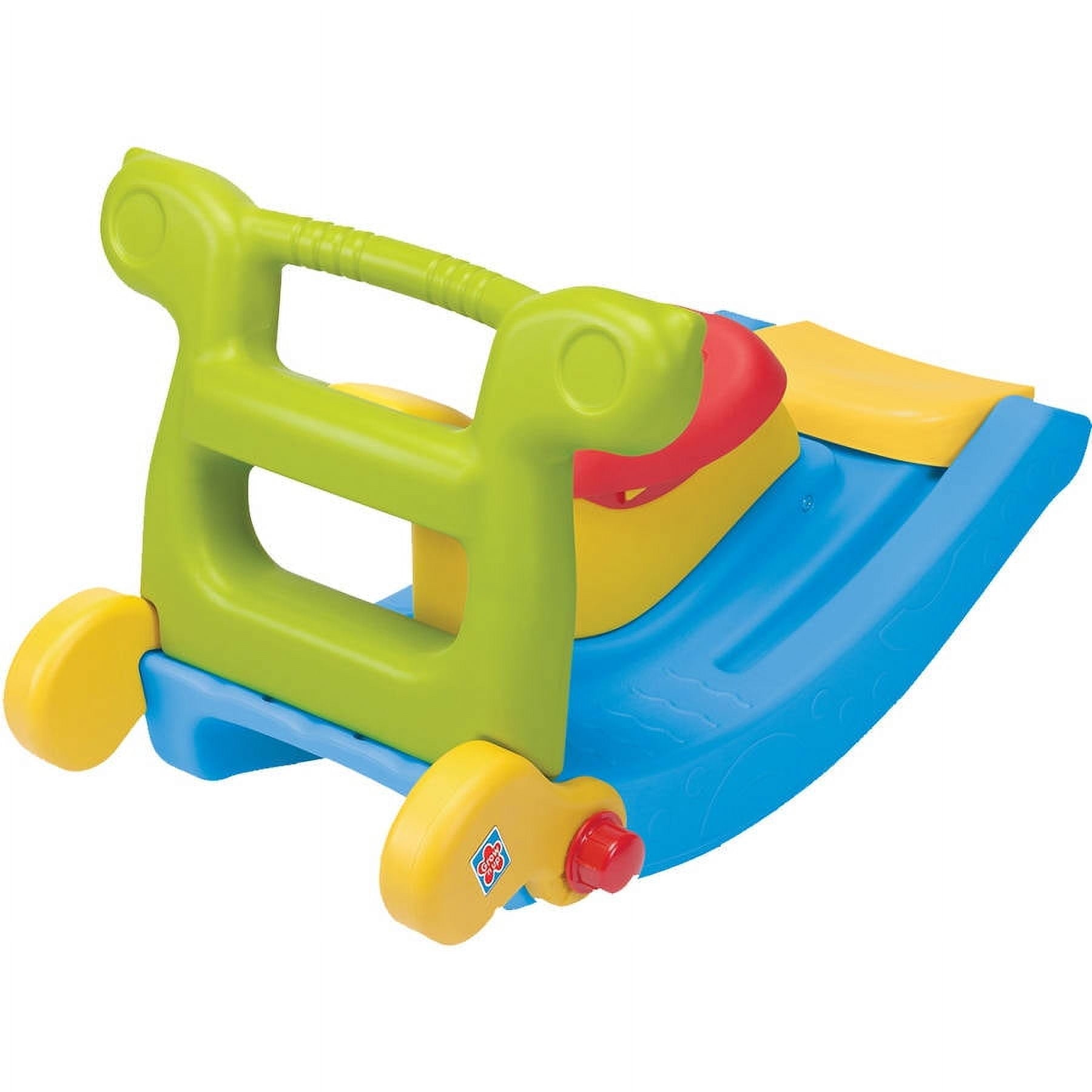 Grow 'N Up Plastic Toddler Slide and Rocker Combo