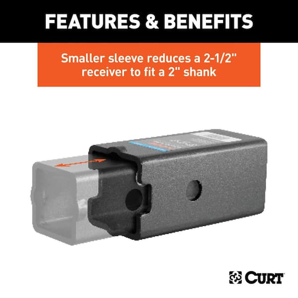 Reducer Sleeve Set (3 in. to 2-1/2 in. to 2 in. Shanks, 2 Pieces), Towing Draw Bar