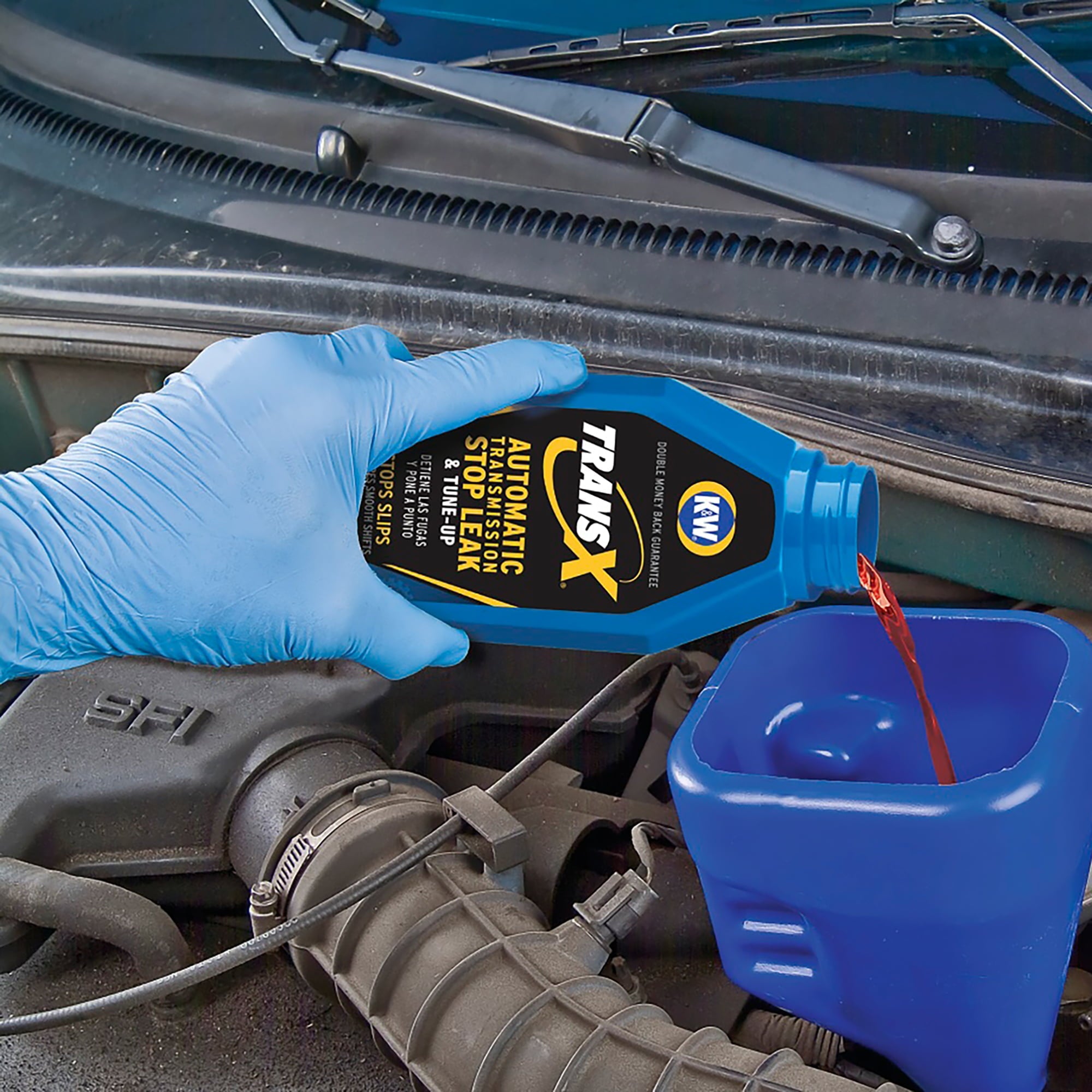 CRC K&W Trans-X Automatic Transmission Slip-Stop & Leak Fix, 15 fl oz