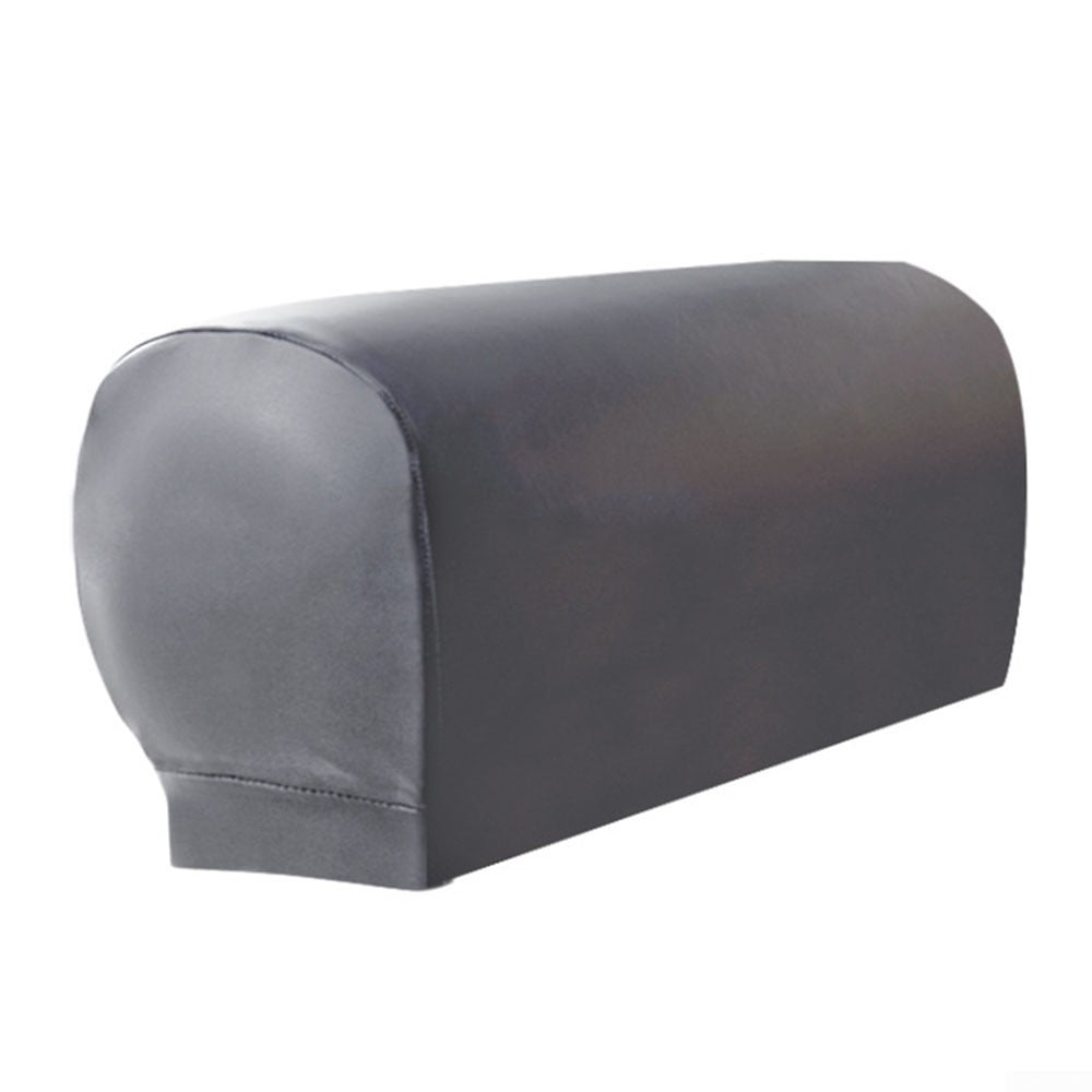 PU Leather Sofa Armrest Covers for Couch Chair Arm Protector Stretch Waterproof