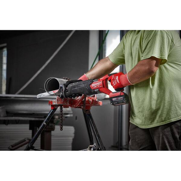 M18 FUEL GEN-2 18-Volt Lithium-Ion Brushless Cordless SAWZALL w/3/8 in. Impact Wrench w/F Ring, Two 6 Ah HO Batteries