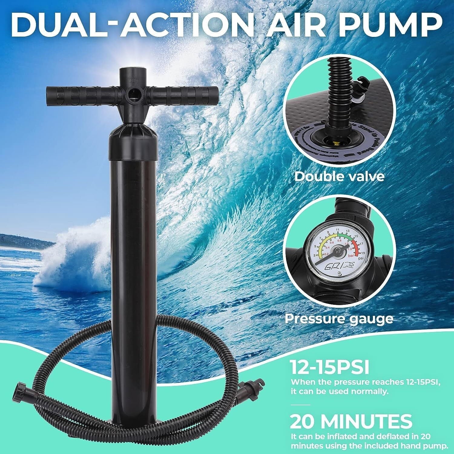 streakboard Inflatable Paddle Board Stand Up Paddle Board SUP with Complete Kit Non-Slip Deck