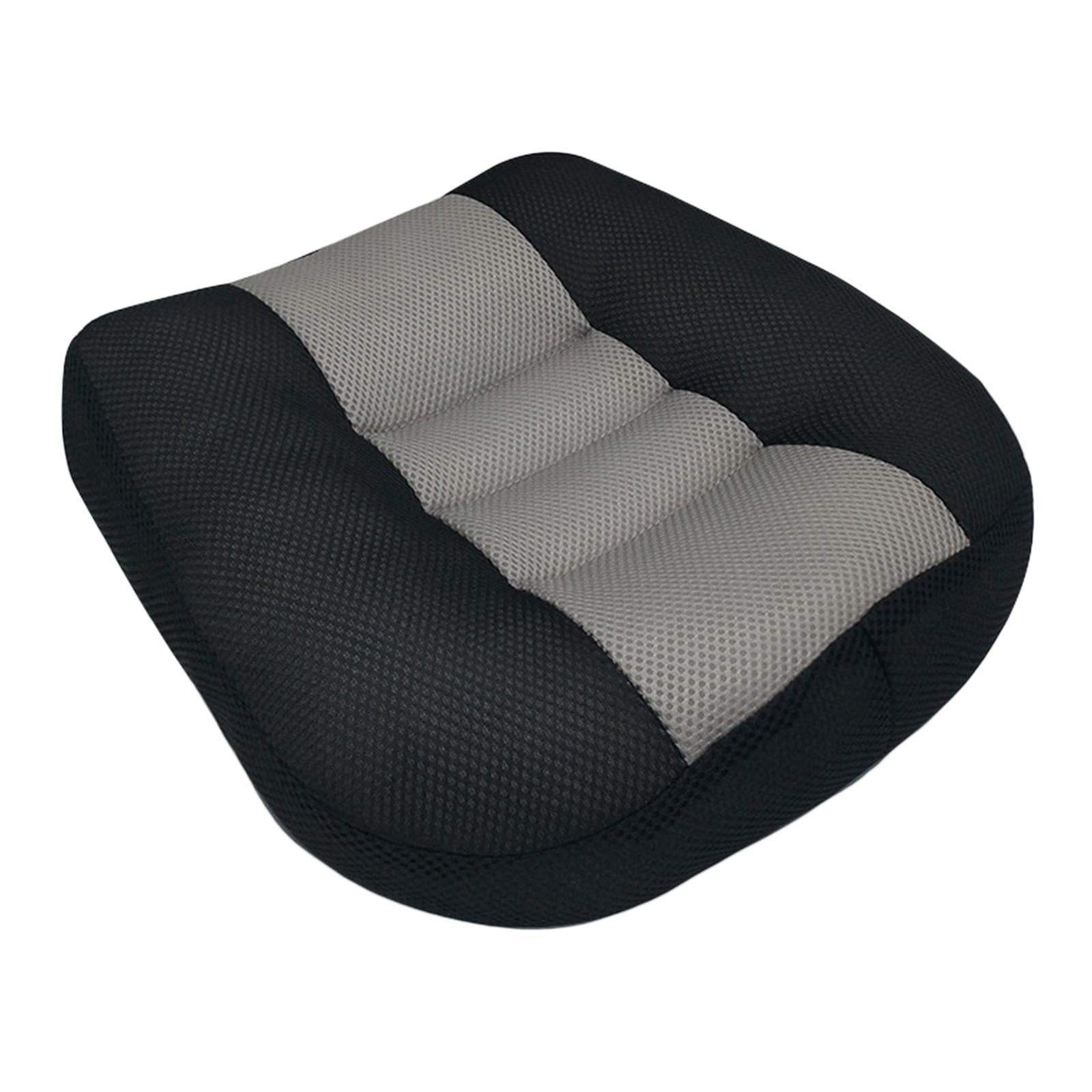 Adult Car Driver Seat Cushion Boost Mat Breathable Mesh Portable Angle Black