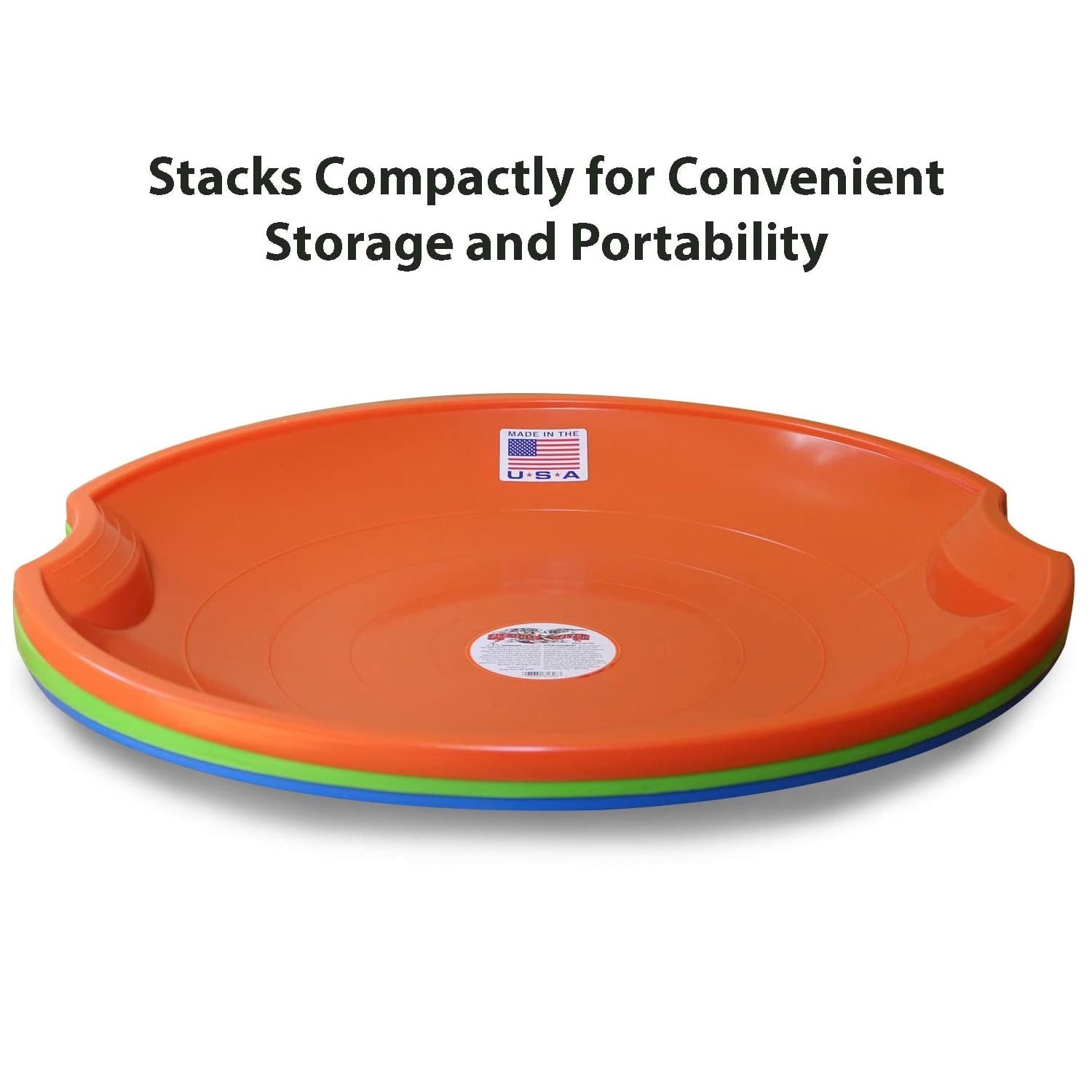 Paricon Flexible Flyer Flying Saucer Snow Sled, 26 Inch Diameter, Blue