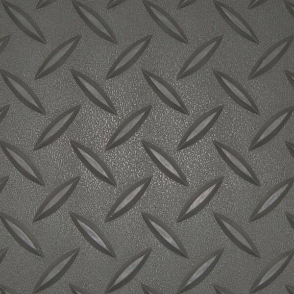 7.5 ft. x 26 ft. Charcoal Textured PVC XXX-Large Car Mat