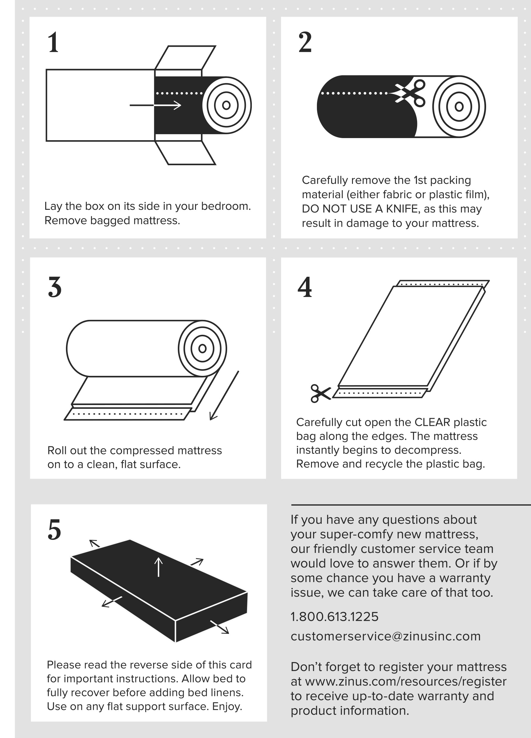 1 by Zinus Comfort 6