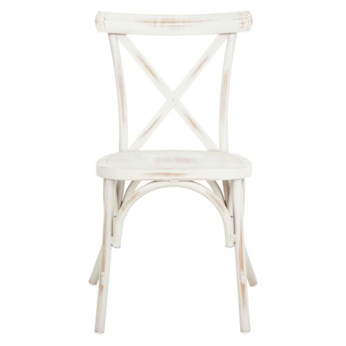SAFAVIEH Outdoor Living Elia Chair - White (Set of 2) - White 18.5"x16.5"x34<wbr/>"