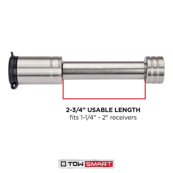 2.75 in. Stainless Barrel Style Receiver Hitch Pin Lock with Sleeve