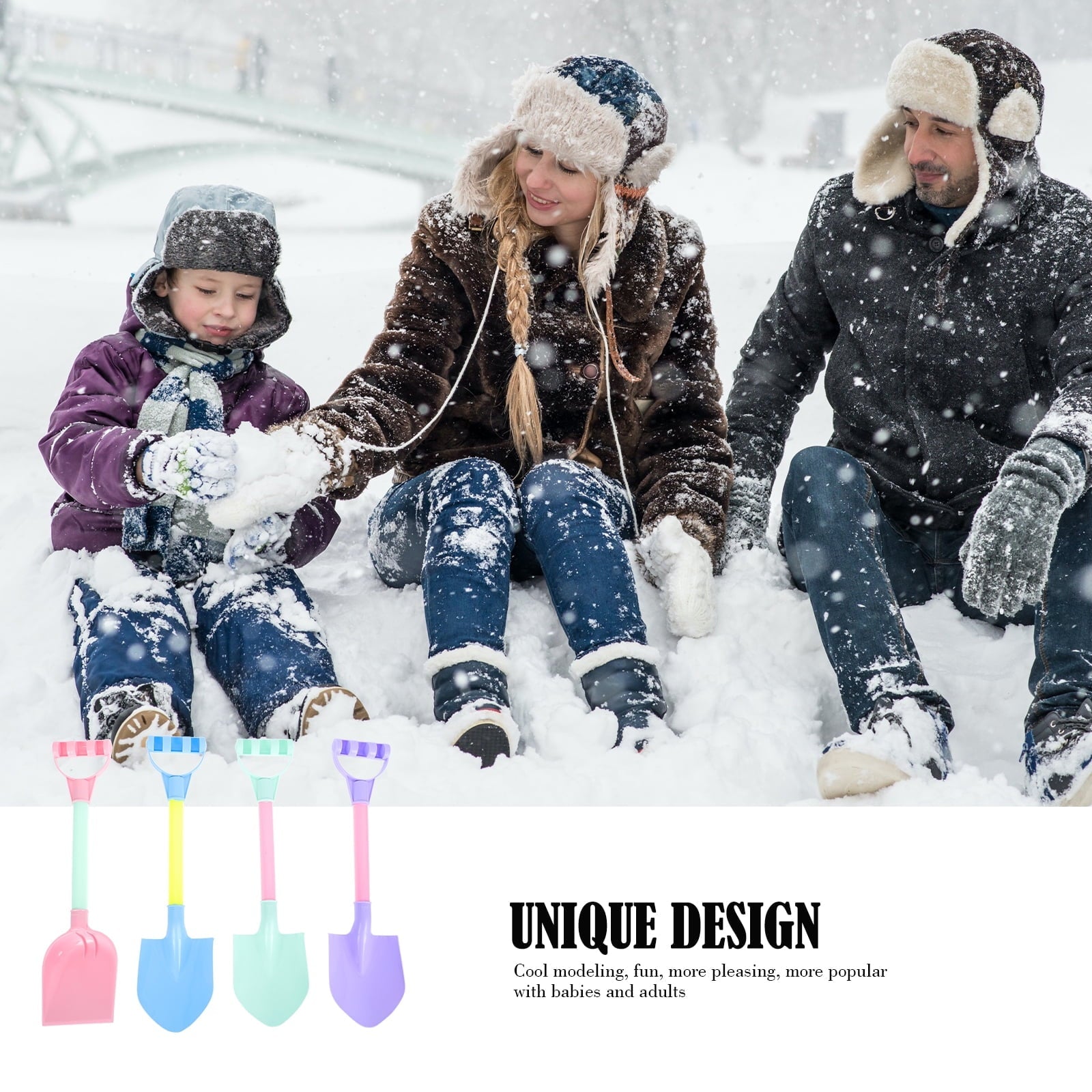 Kids Snow Shovel 10 Pcs Kids Snow Shovel Beach Sand Shovel Winter Snow Removal Tool Mud Removal Shovel