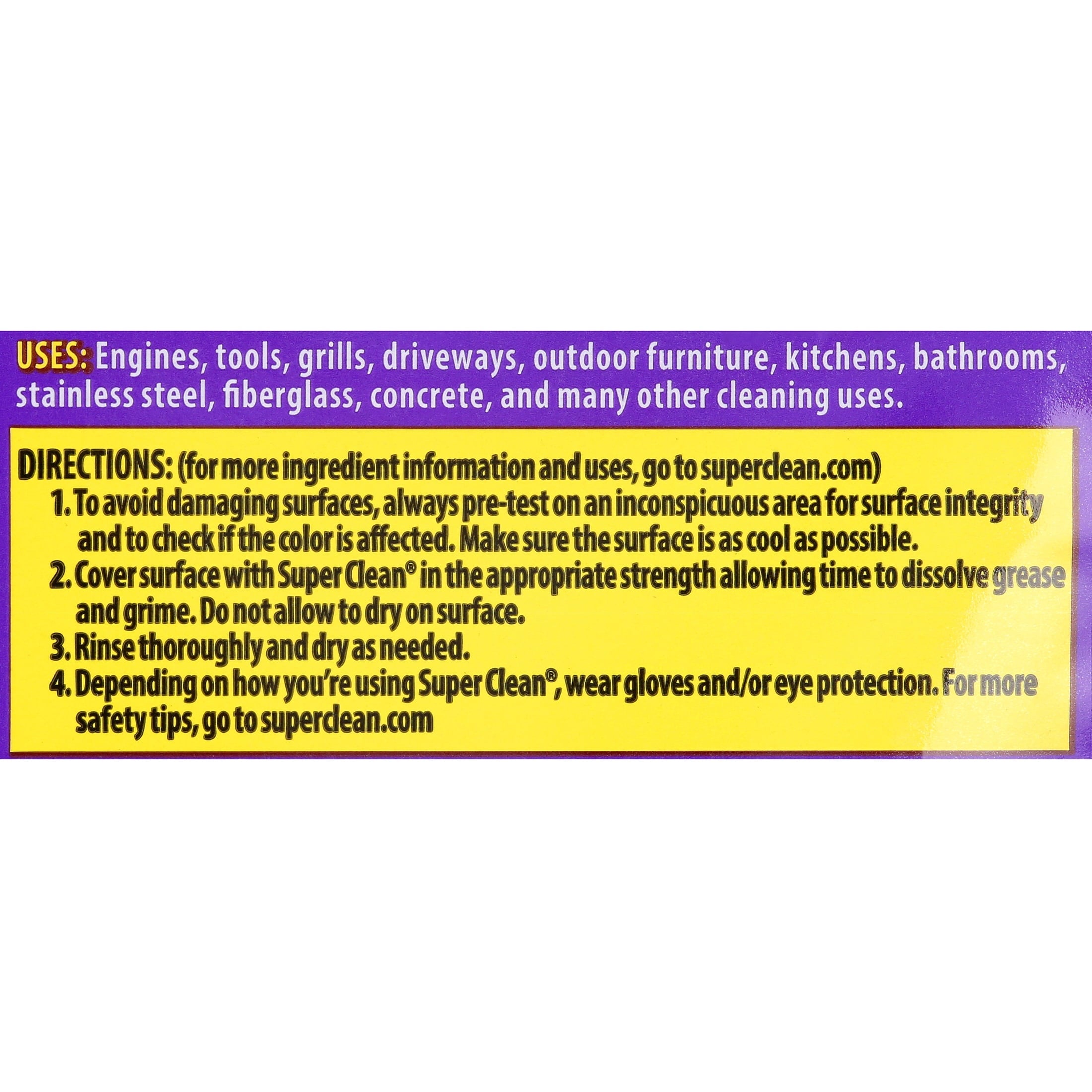 Super Clean Tough Task Cleaner-Degreaser  - 1 Gallon | 128 Fluid Ounces