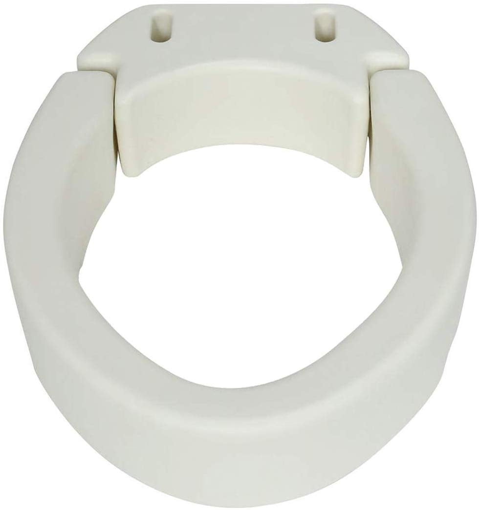Raised Toilet Seat - Elongated Carex® 3-1/2 Inch White 300 lbs.