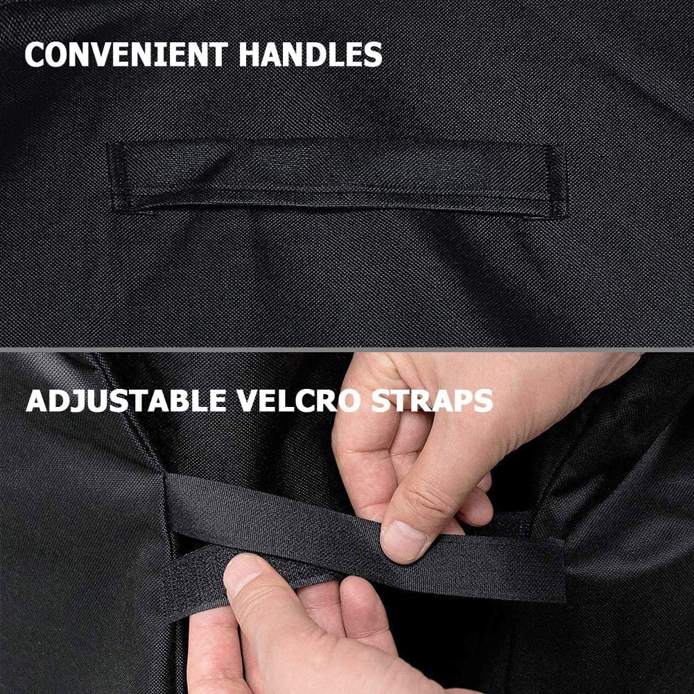 iCOVER 600D Grill Cover - 60 inch Heavy Duty Barbeque Gas Grill Cover 600D Canvas Waterproof No Fading Smoker BBQ Covers, for Weber,Char Broil, Holland, Jenn Air, Brinkmann