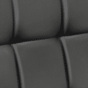 Smile Mart Adjustable Modern Faux Leather Counter-Height Mid-Back Barstool, Set of 2,Black