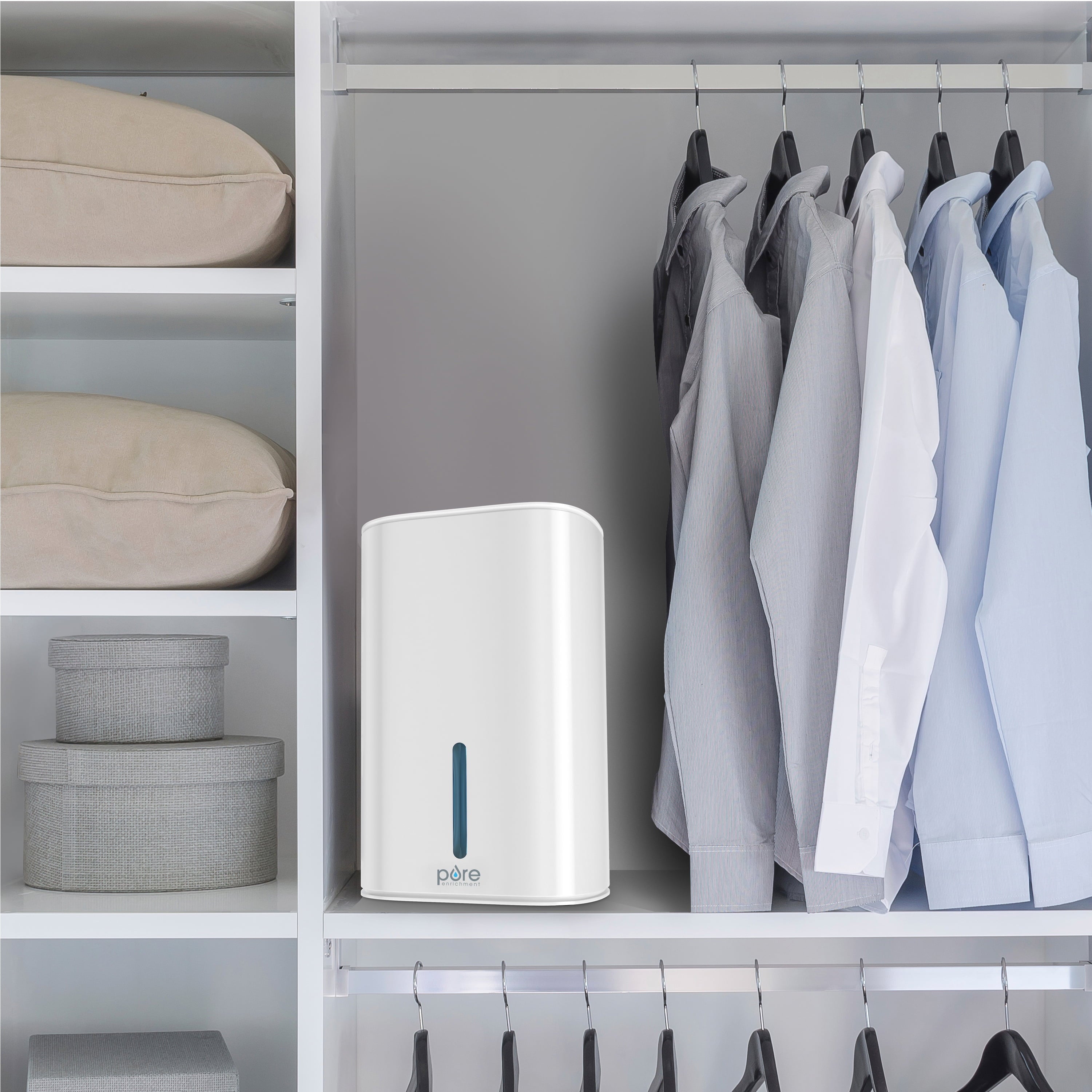 Pure Enrichment PureDry Mini Dehumidifier - Compact Water Tank Eliminates 300ml/day in Excess Moisture