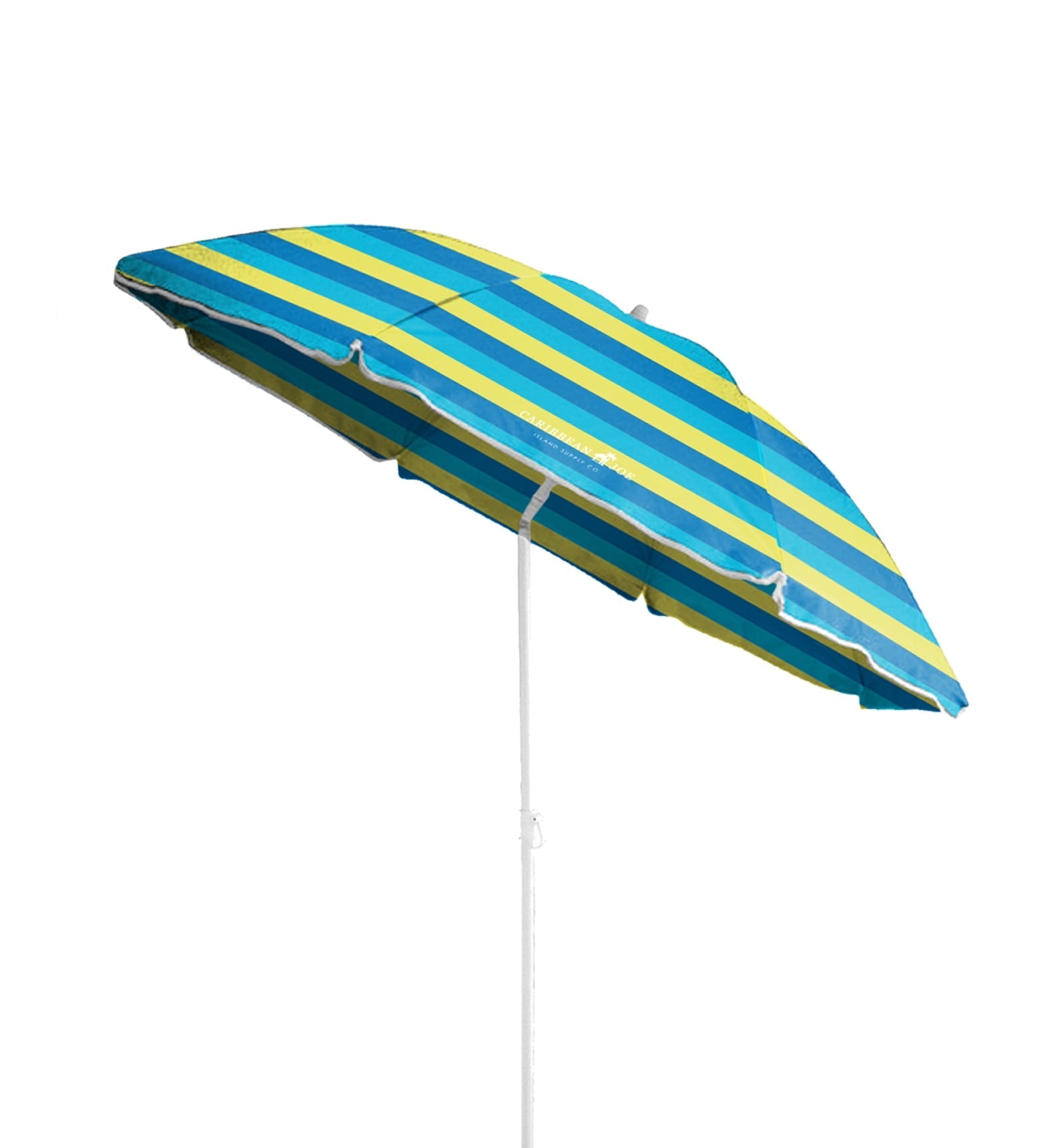 Caribbean Joe 6’ Beach Umbrella with UV Protection and Matching Case