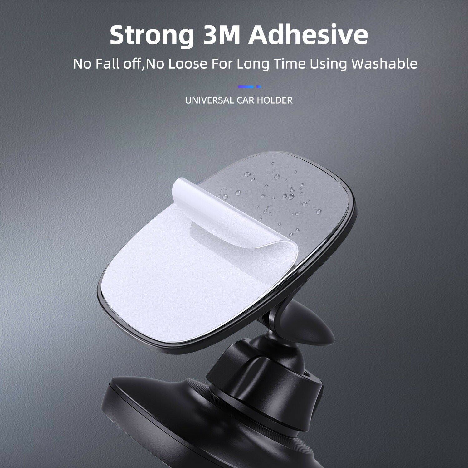 Magnetic Phone Car Mount,Built-in Strong Magnets, 360° Rotation Dashboard Magnetic Car Phone Holder Mount