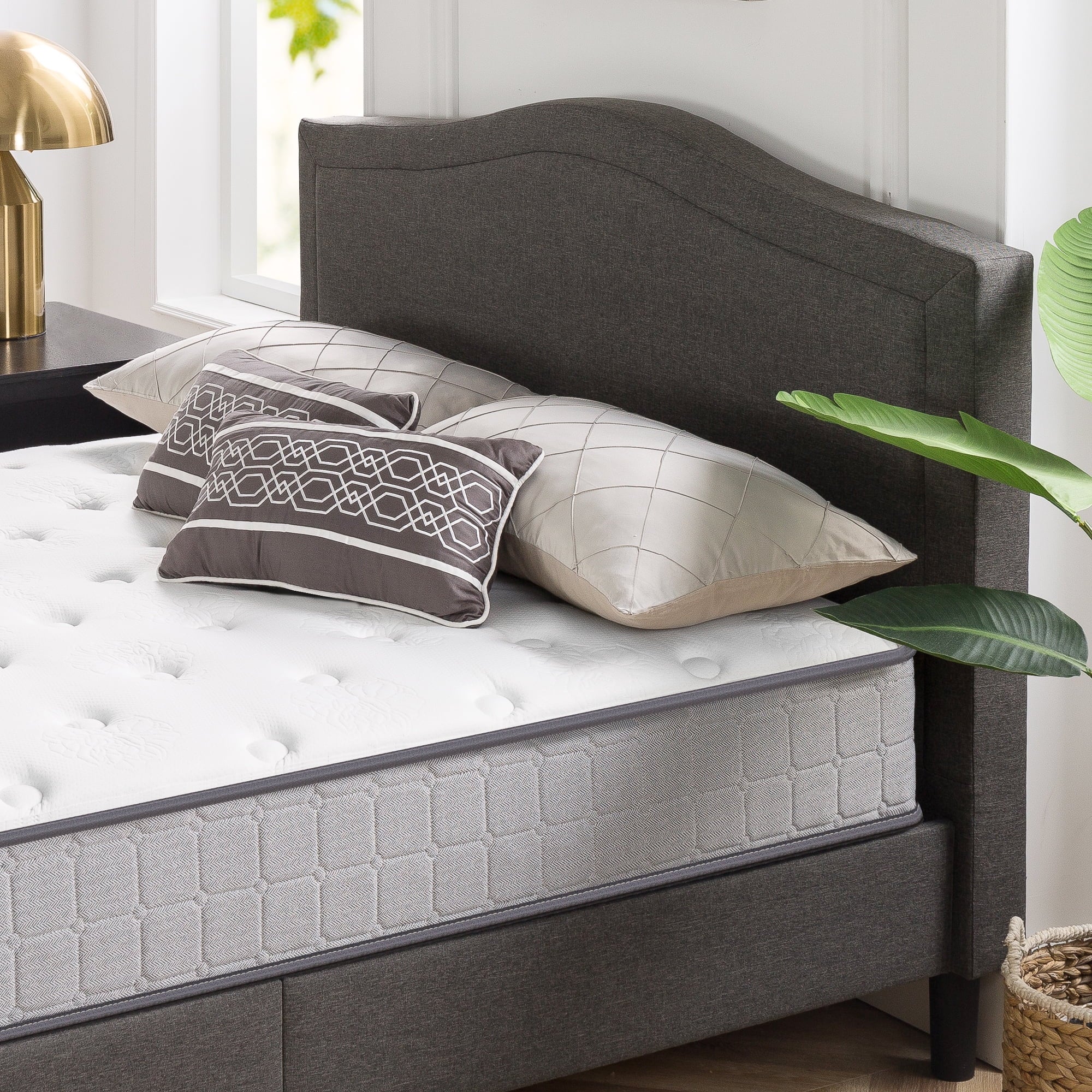 Comfort Support 10¡± Hybrid of Cooling Gel Memory Foam and Pocket Spring Mattress, Full