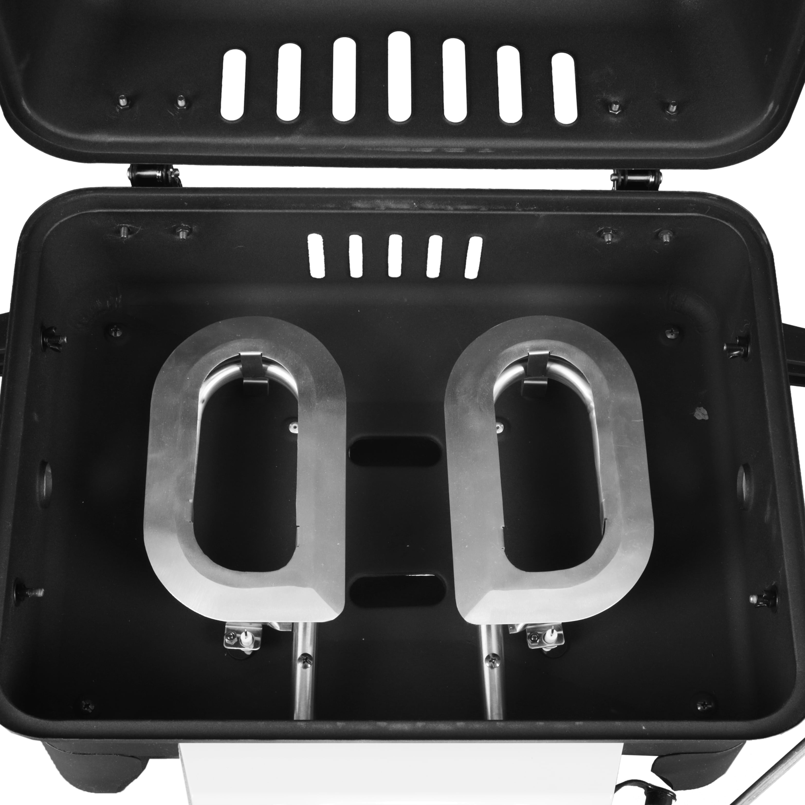 Trail 2 Burner Portable Propane Gas Grill, GBT2226W, Black