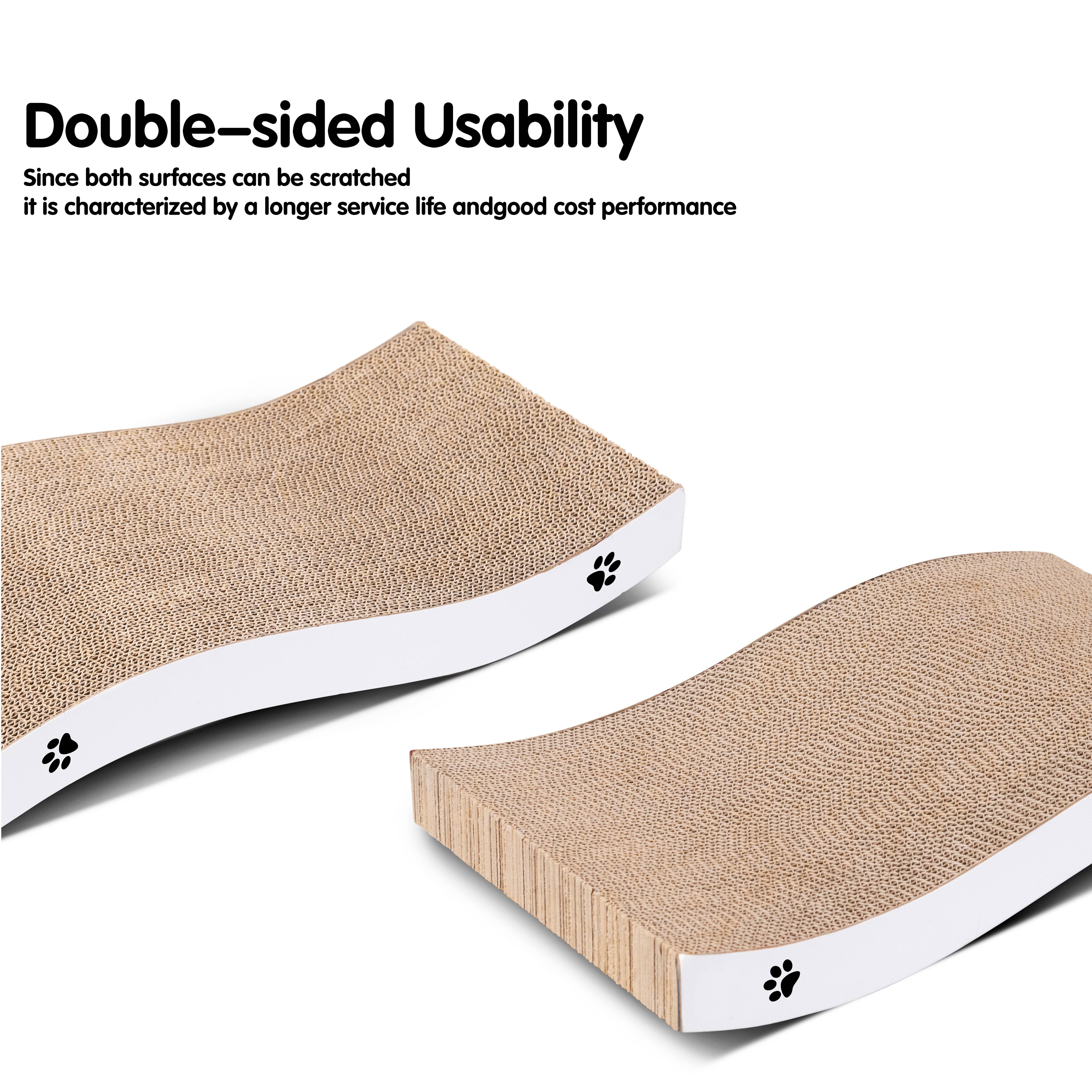 Conlun Cat Scratcher Cardboard with Premium Scratch Textures Design, Durable, Reversible