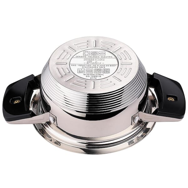 18-Piece Stainless Steel Cookware Set, Induction Compatible