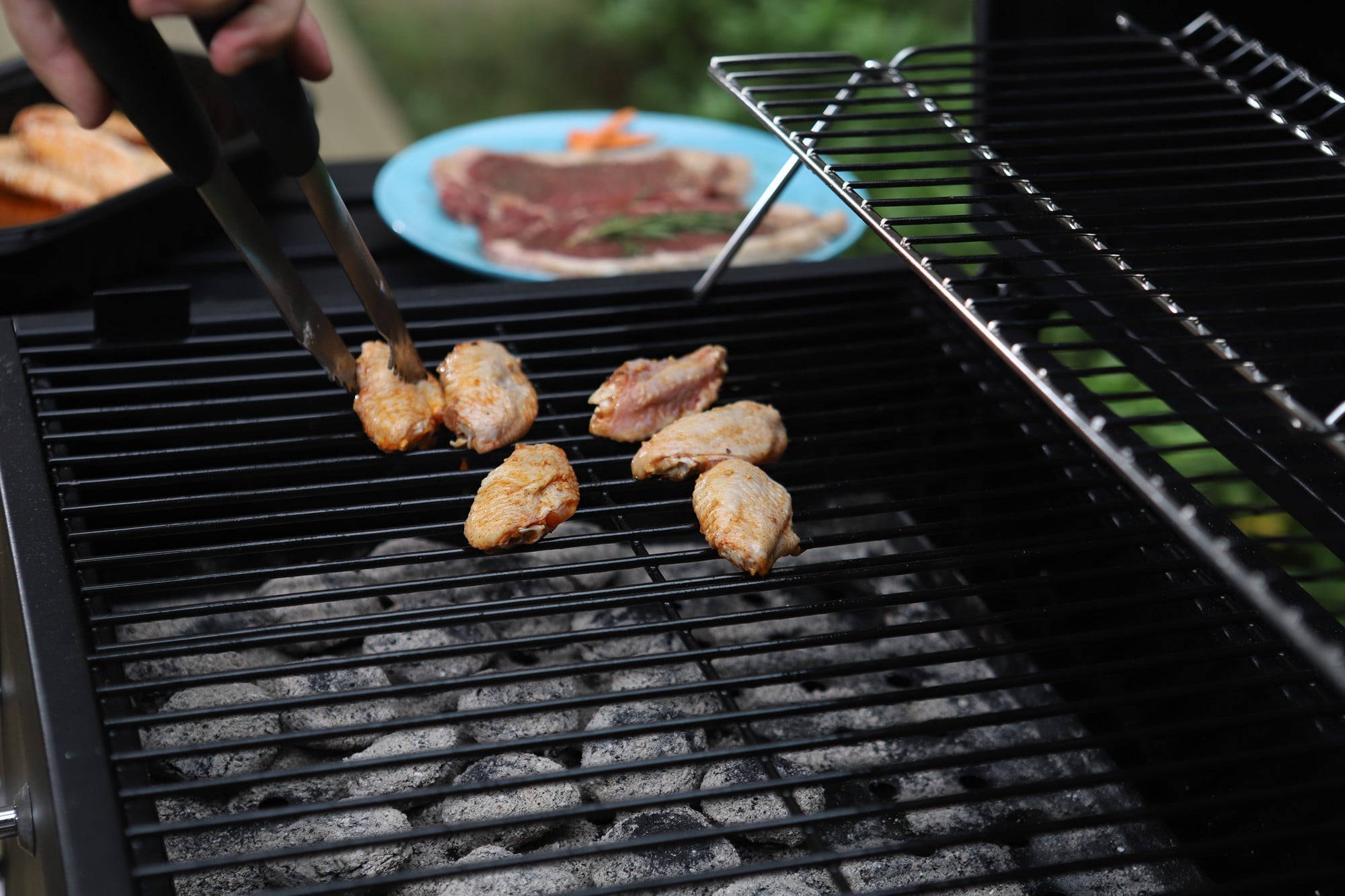 34'' Charcoal Grill Extra Large Portable BBQ  Grill, Black