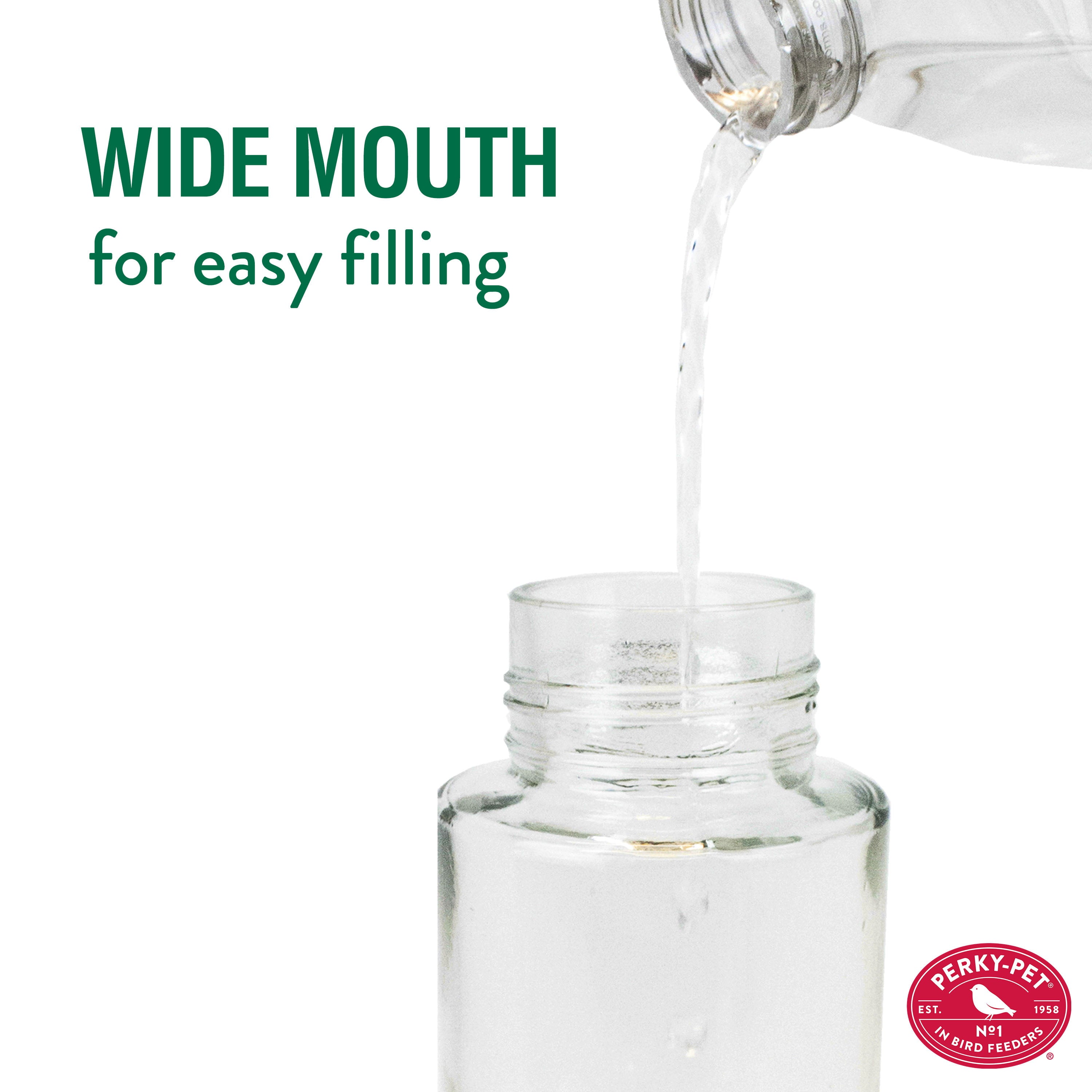 Perky-Pet Red Our Best Glass Hummingbird Feeder – 30 oz Capacity