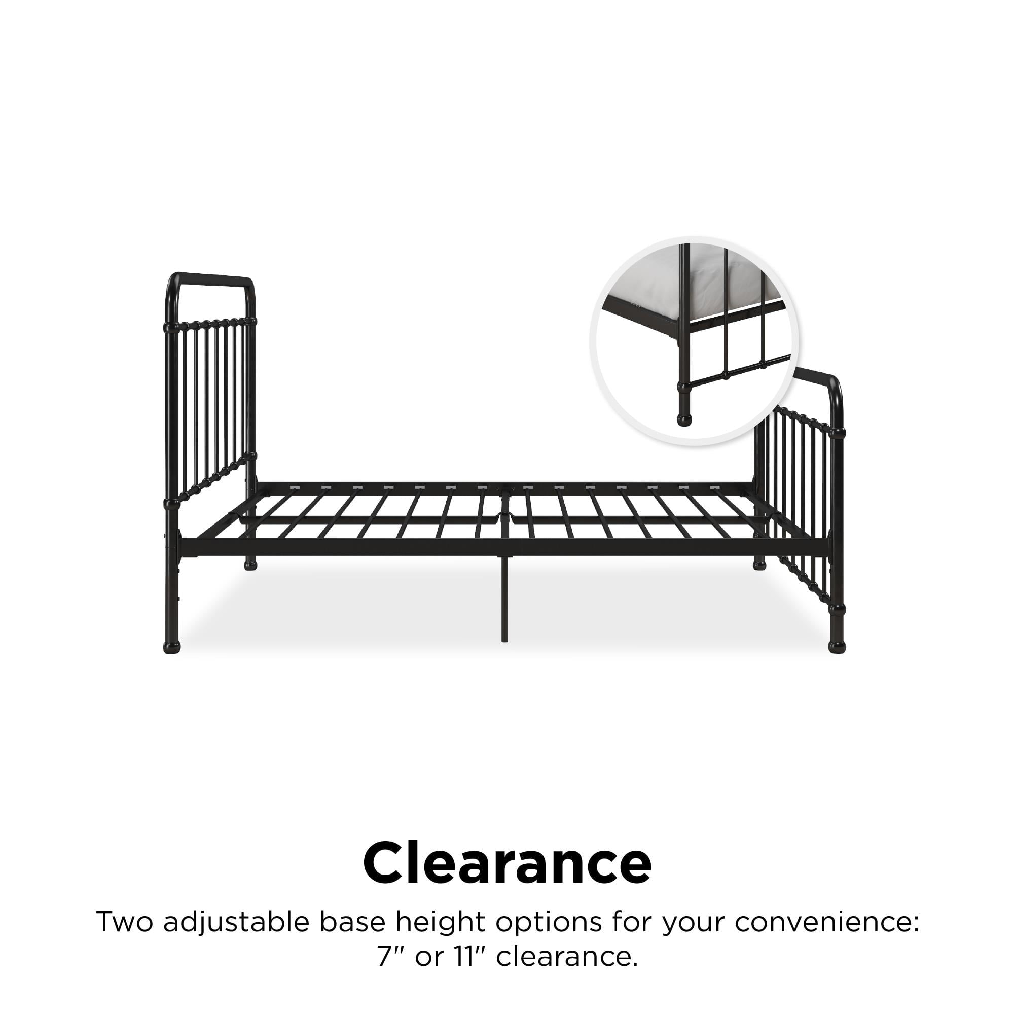Better Homes & Gardens Kelsey Full Metal Bed, Black