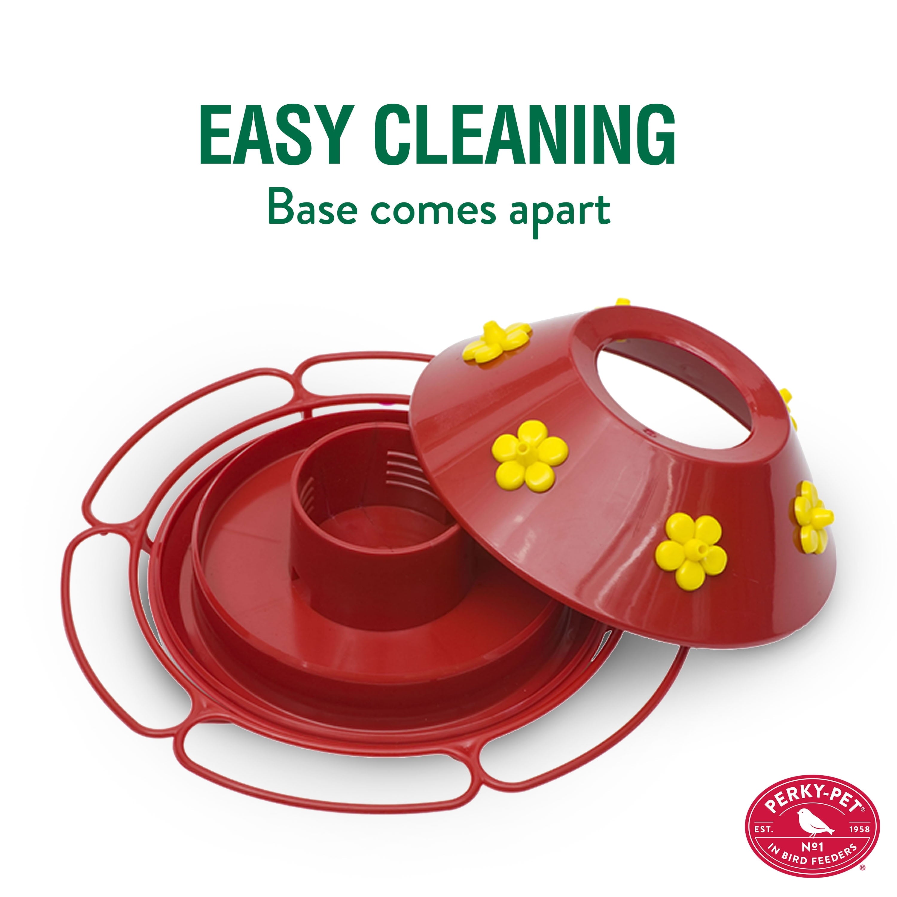 Perky-Pet Red Our Best Glass Hummingbird Feeder – 30 oz Capacity