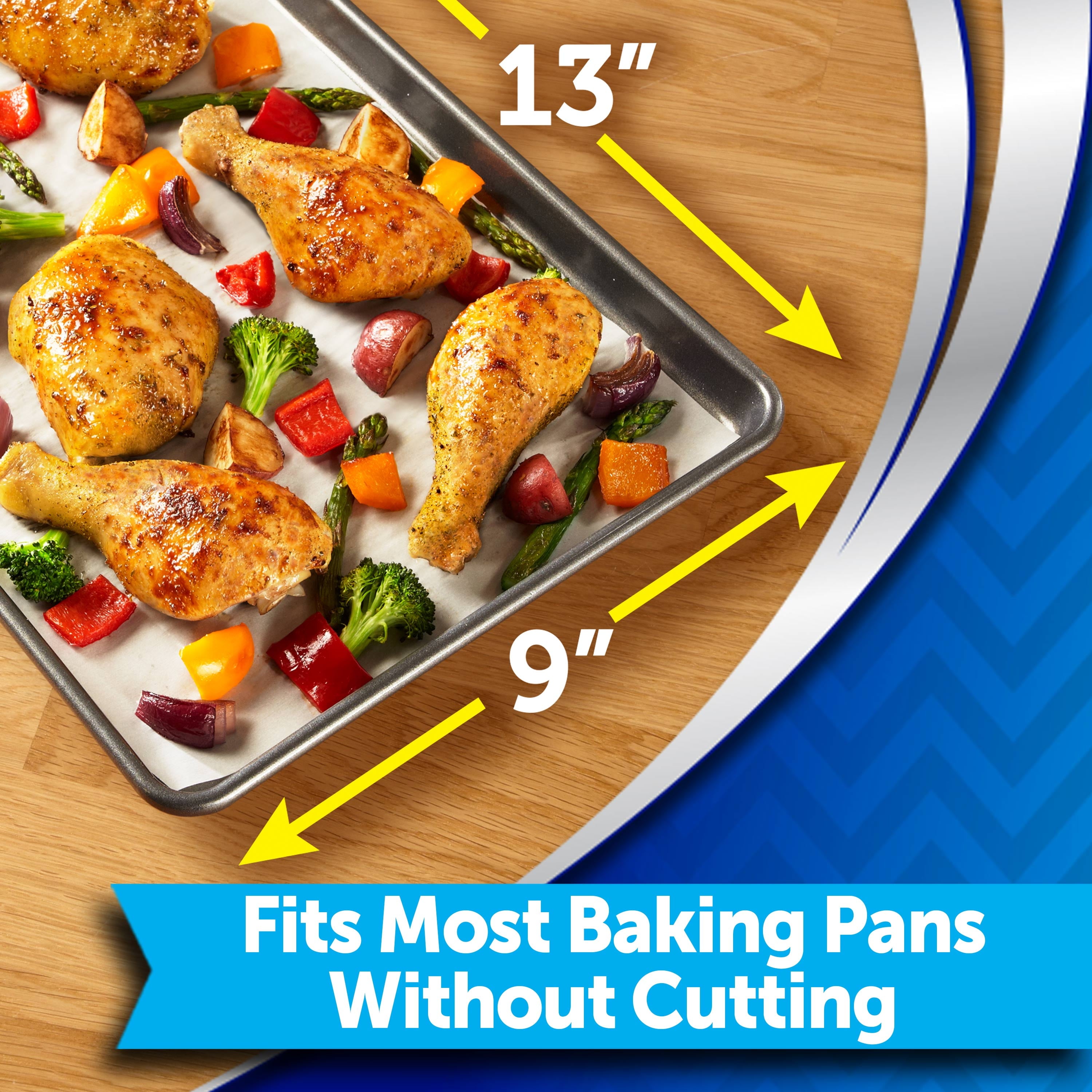 Reynolds Kitchens Pop-Up Parchment Paper Sheets, 10.7x13.6 Inch, 35 Count