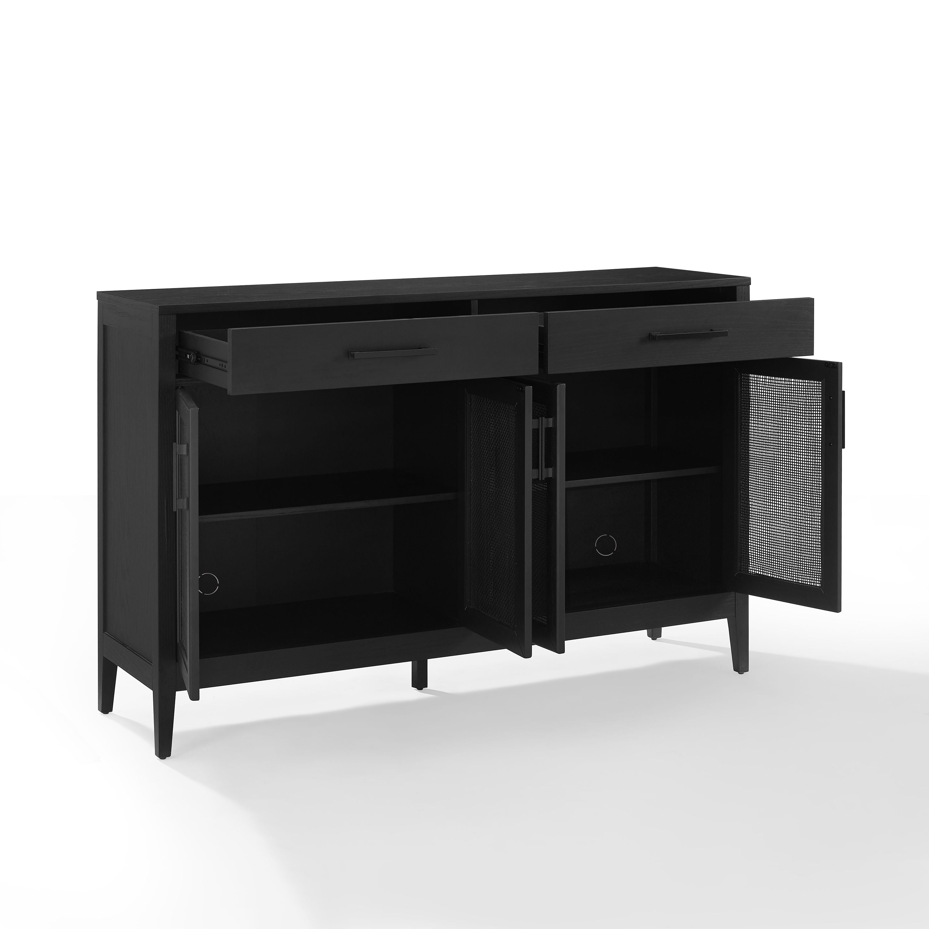 Crosley Furniture Milo Sideboard Black