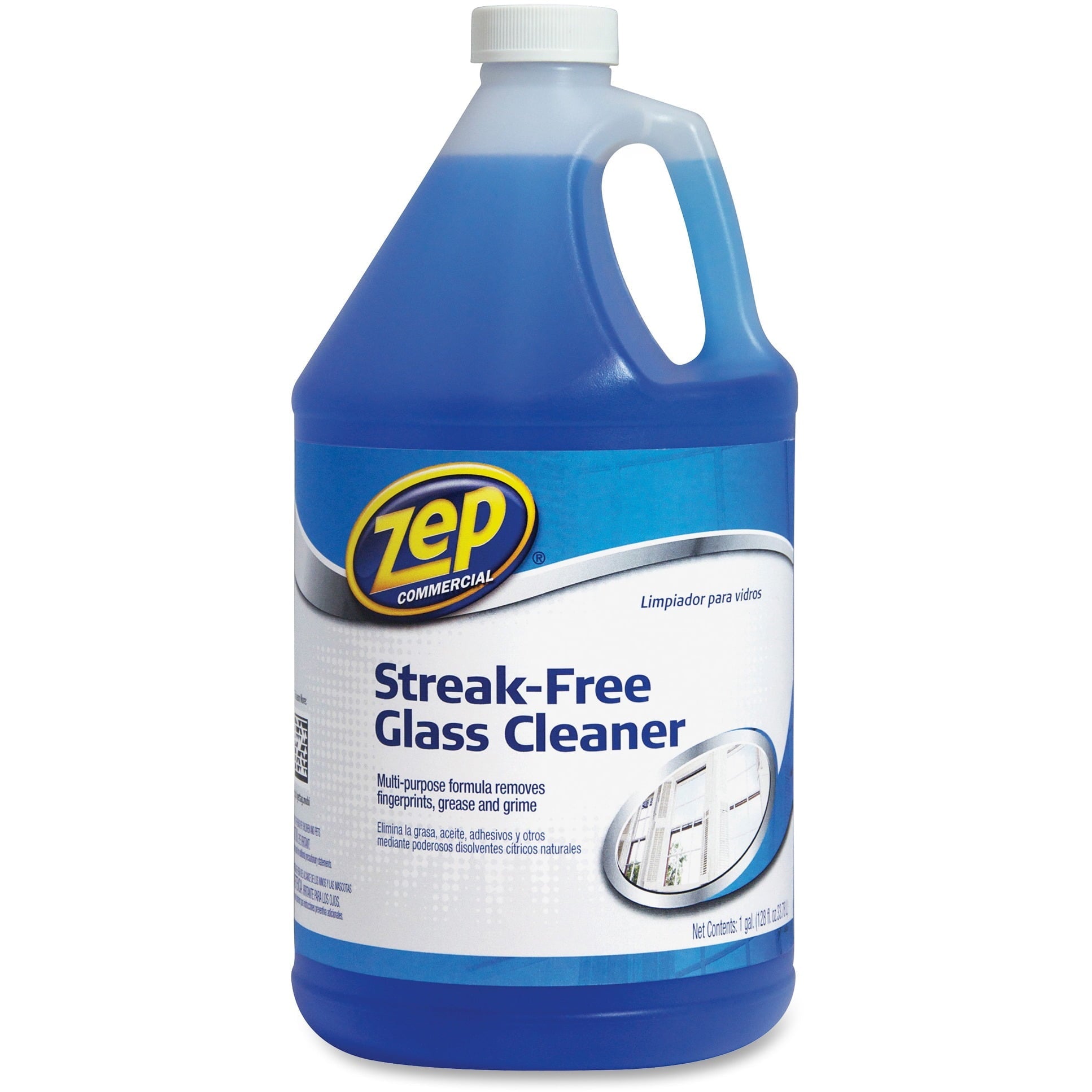 Zep Commercial, ZPE1041684, Streak-Free Glass Cleaner, 1 Each, Blue