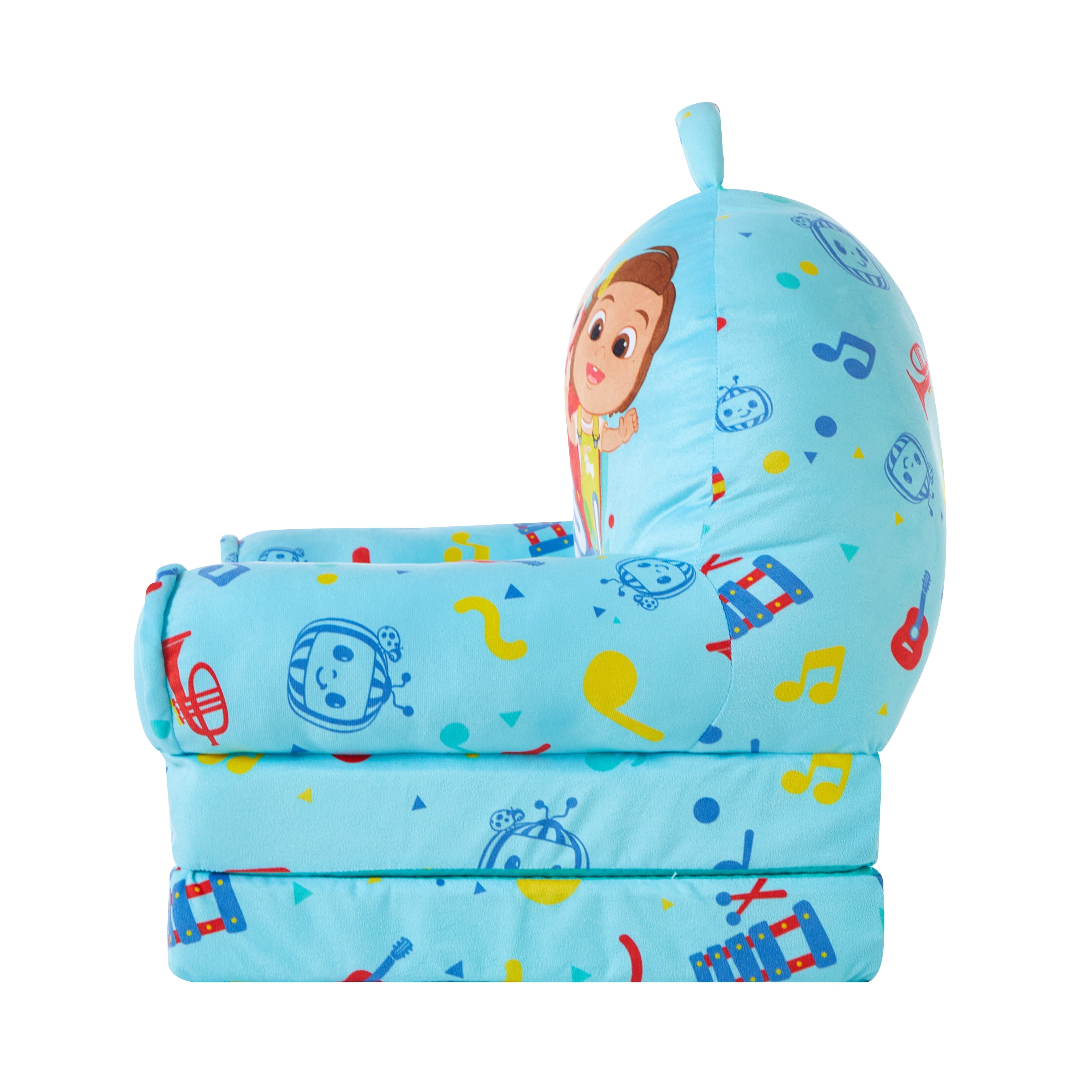Moonbug Cocomelon 2-in-1 Flip Out Chair Blue