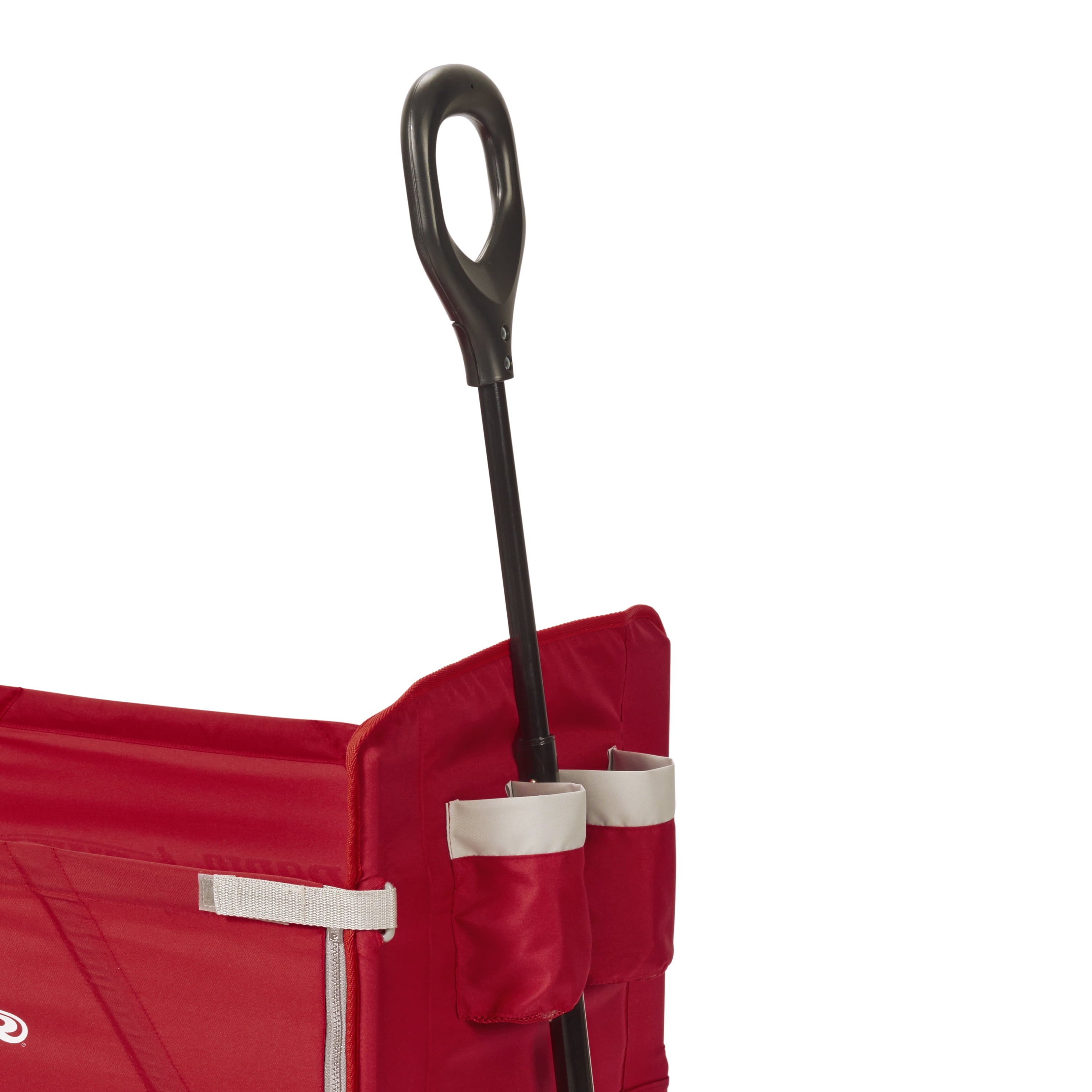 Radio Flyer, 3-in-1 EZ Fold Wagon, Padded Seat with Seat Belts, Red